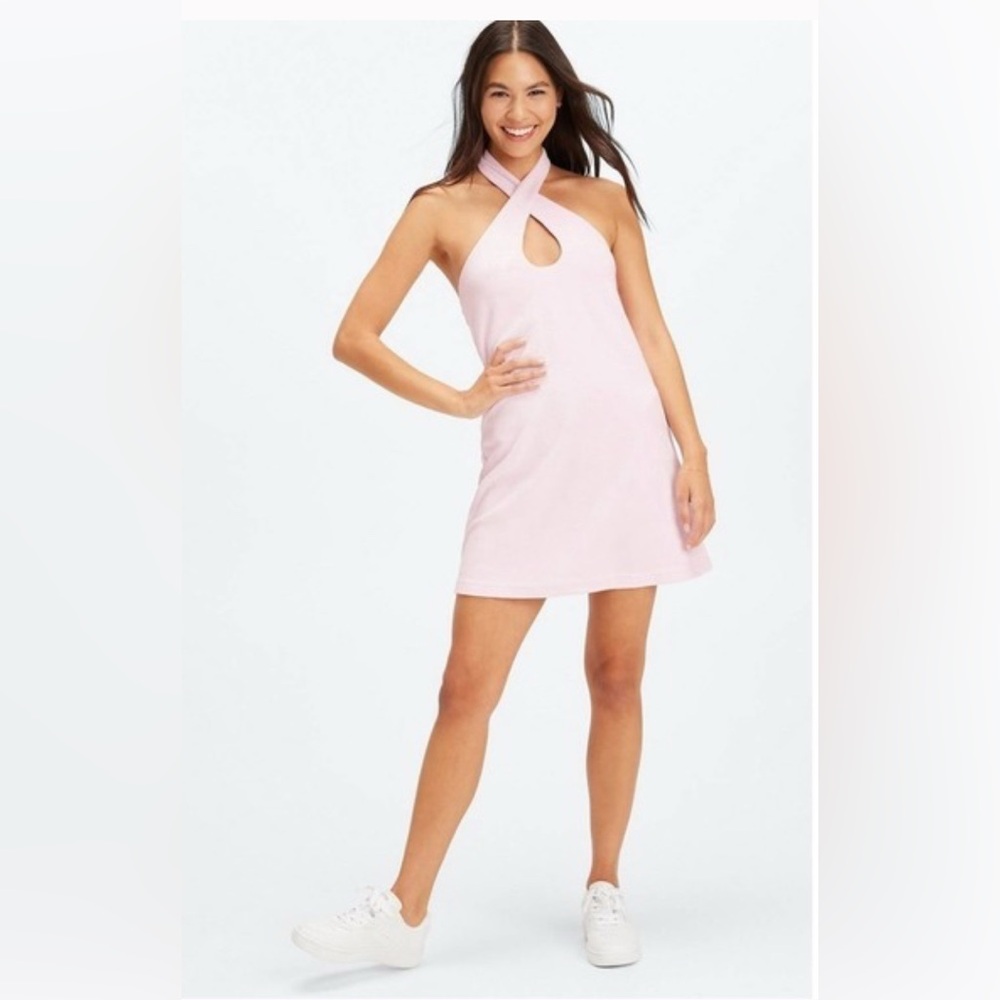 Fabletics Pink XXS Terry Dress Cover-up